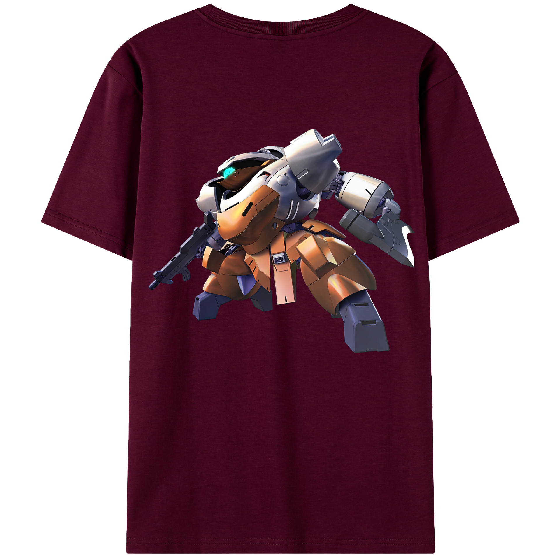 （画像用） 機動戦士ガンダム Mobile Suit Gundam レディース半袖Tシャツ(バックプリント)